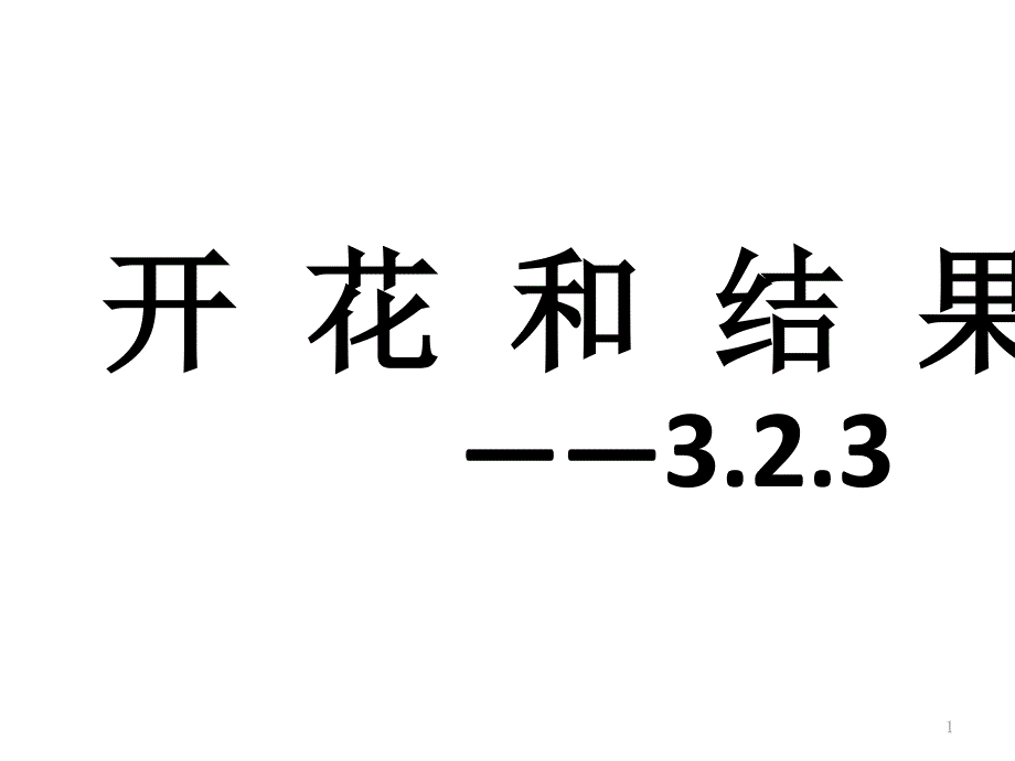 开花和结果课件_第1页