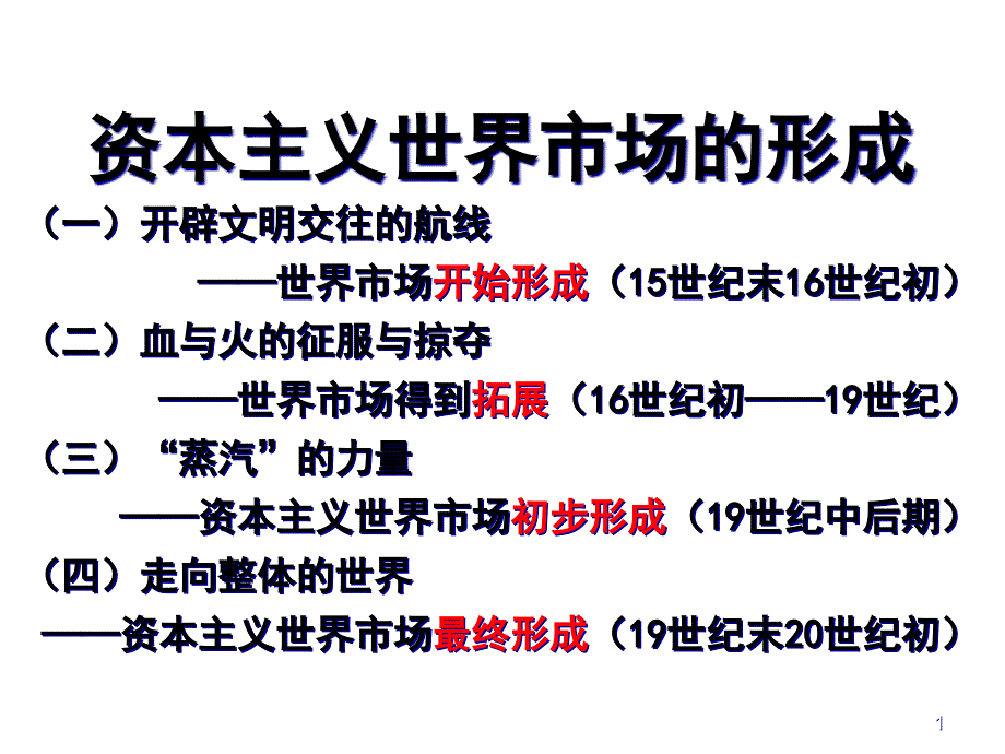 人民版高中历史必修二专题五第一课开辟文明交往的航线-ppt课件_第1页