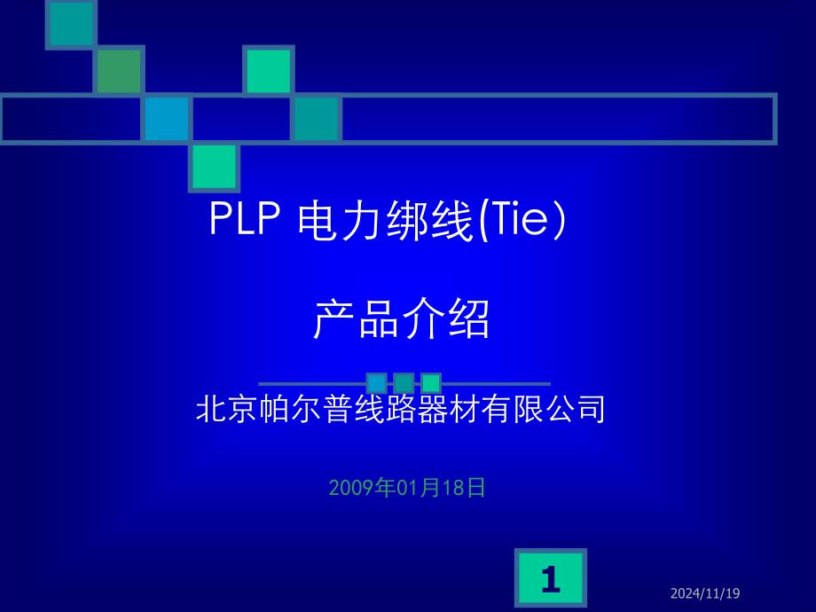 电力绑线Tie产品介绍课件_第1页