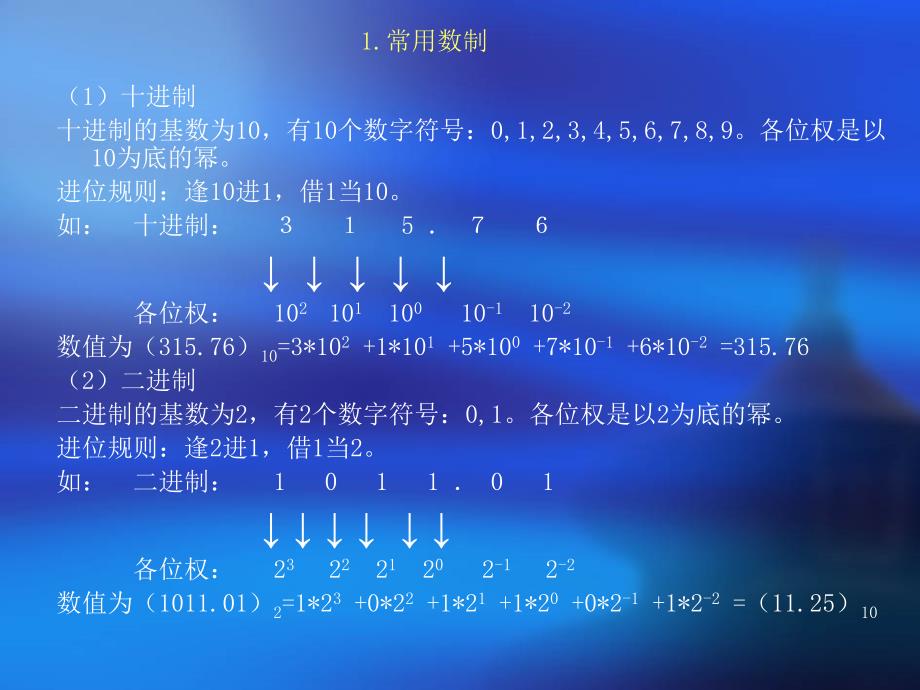 二进制与十进制转换课件_第1页