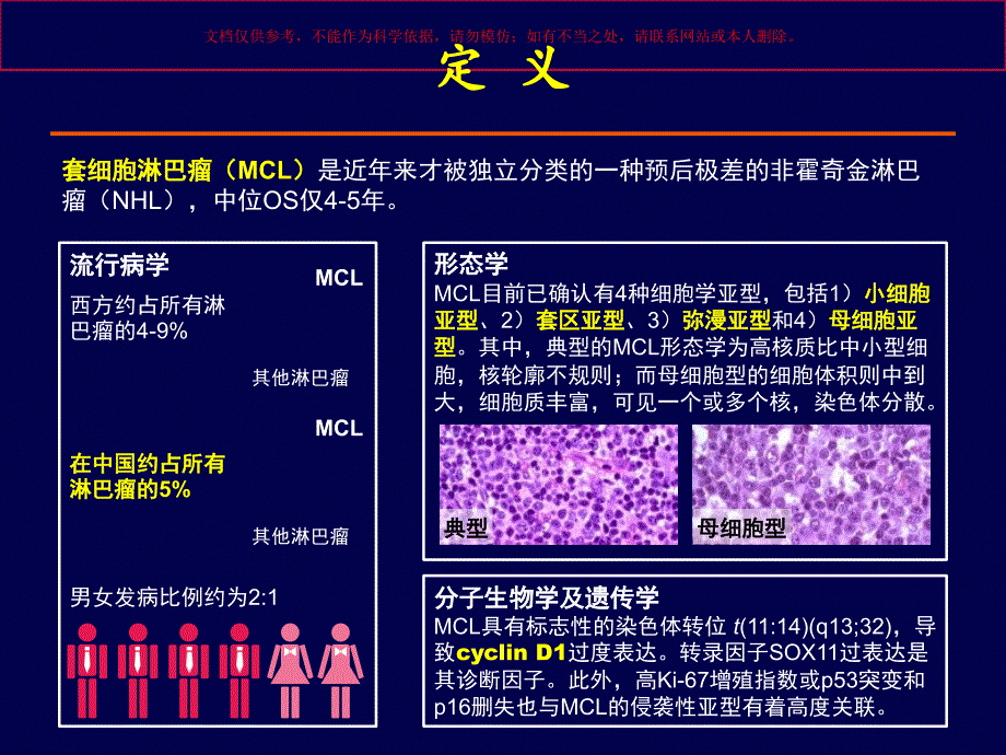 套细胞淋巴瘤的治疗进展培训ppt课件_第1页