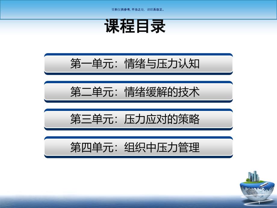 情绪管理与压力疏导培训教材课件_第1页