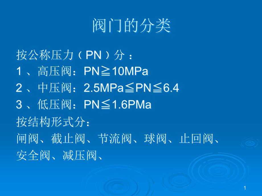 常用阀门识别及保养课件_第1页