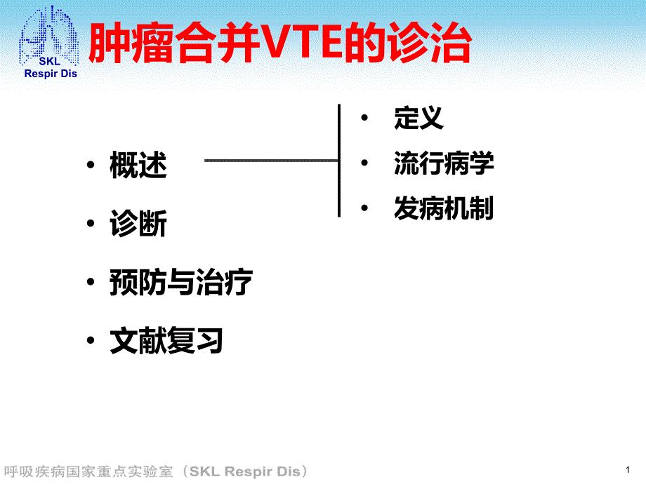 医学ppt课件肿瘤相关深静脉血栓预防和治疗_第1页