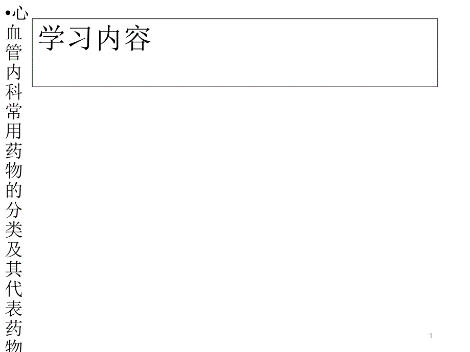 医学ppt课件心血管内科常用药物的护理_第1页