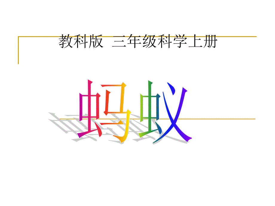 三年级科学上蚂蚁课件_第1页