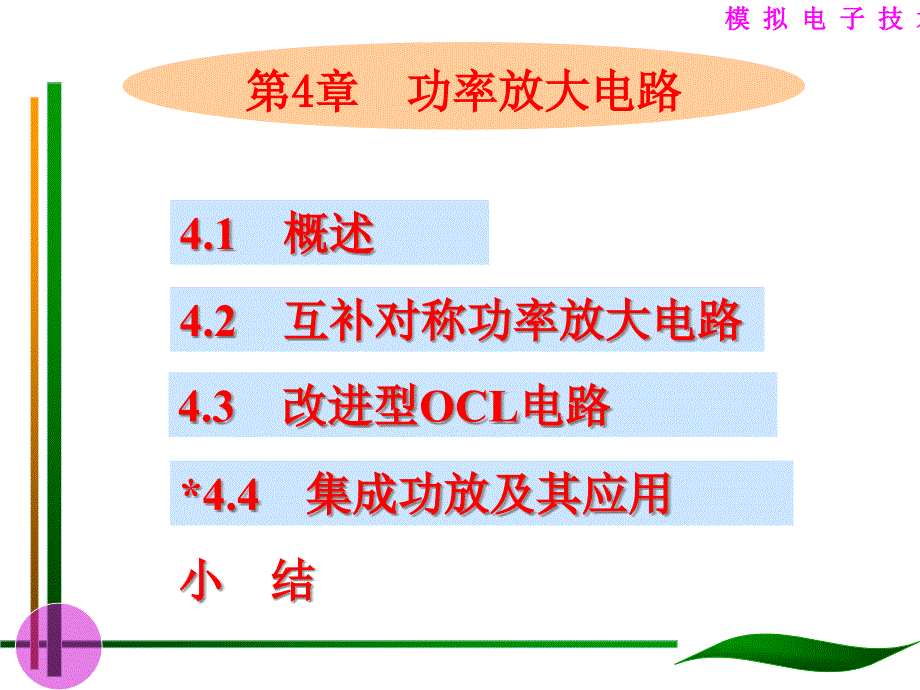 第4章-功率放大电路模电分析课件_第1页