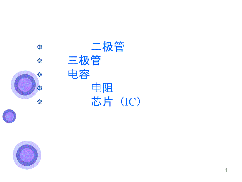 元器件识别与焊接课件_第1页