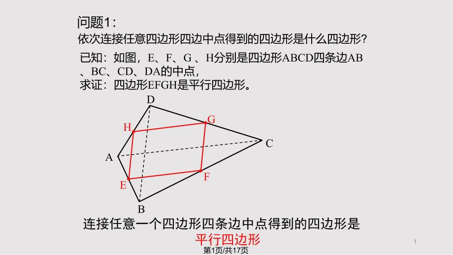 中考专题复习中点四边形课件_第1页