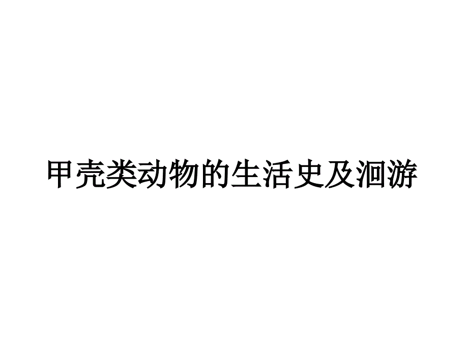 虾蟹的生活史及洄游_第1页