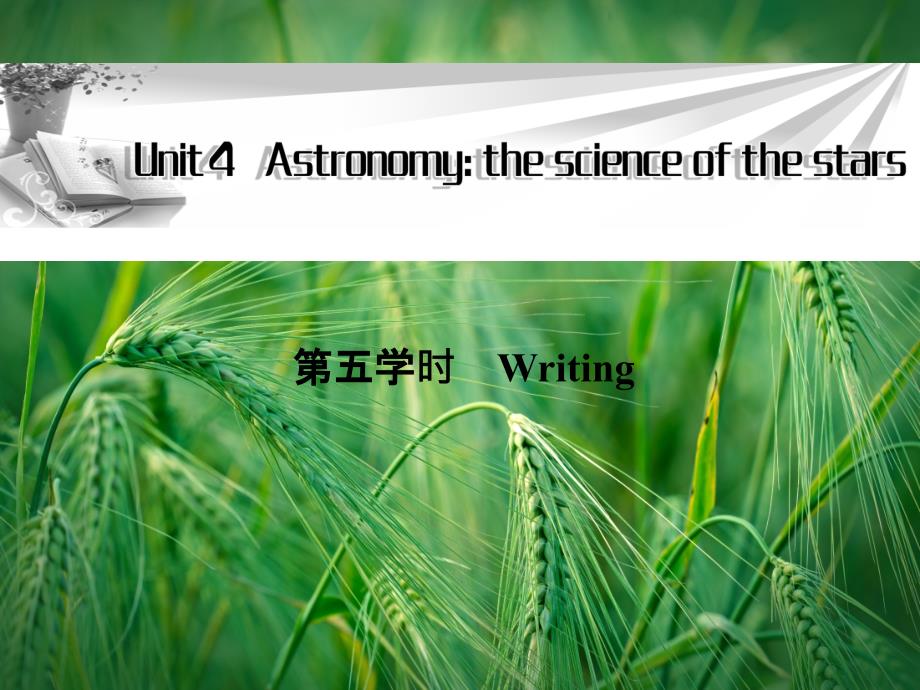 Unit4-第五学时Writing同步教学ppt -新人教版必修3课件_第1页