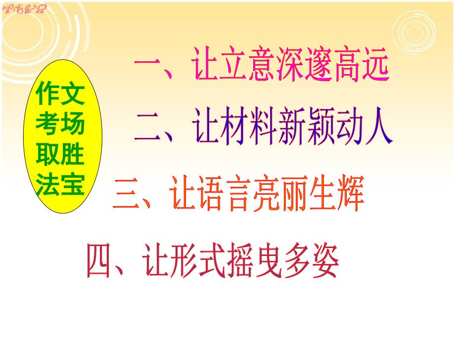 《初一作文取胜法宝》教学ppt课件 教学内容_第1页