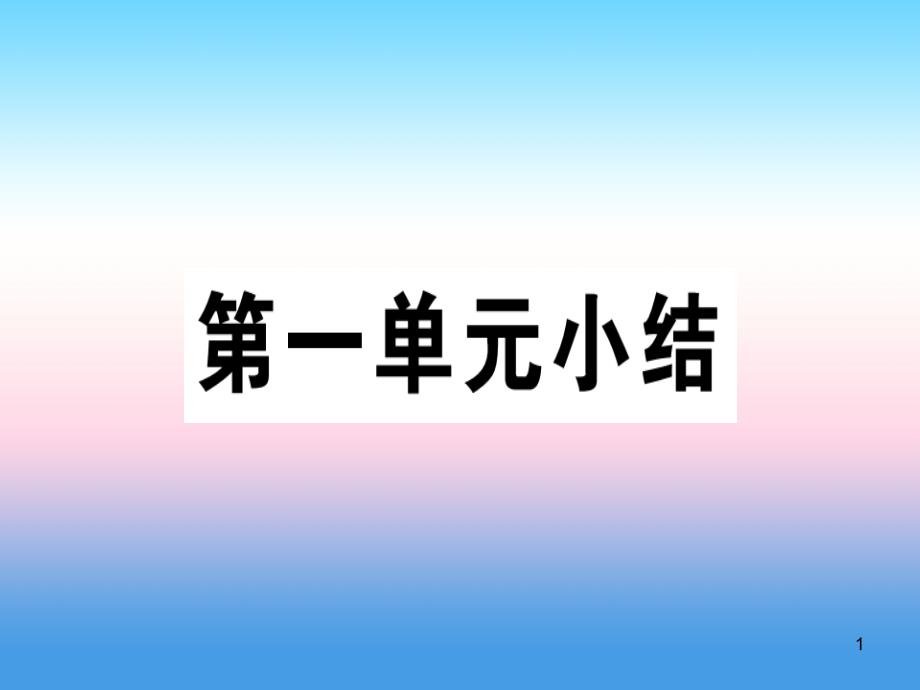 九年级历史下册第一单元殖民地人民的反抗与资本主义制度的扩展小结习题ppt课件 新人教版_第1页