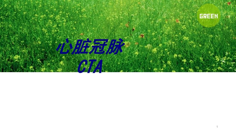 心脏冠脉CTA优质课件_第1页