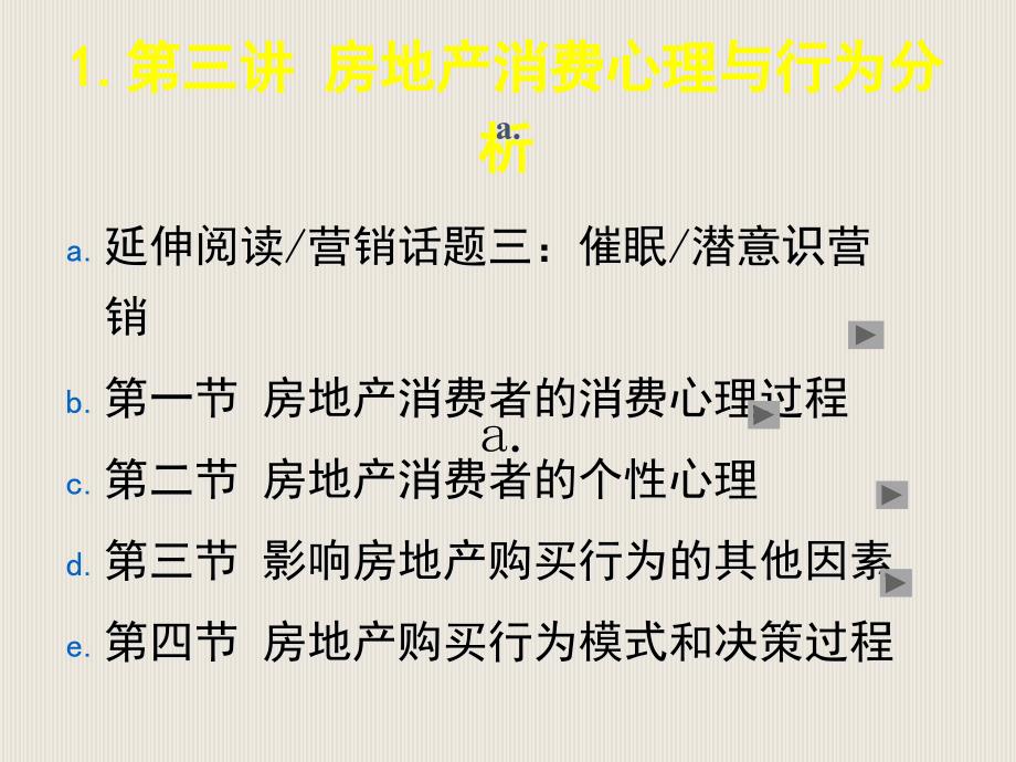 房地产消费心理与行为分析课件_第1页