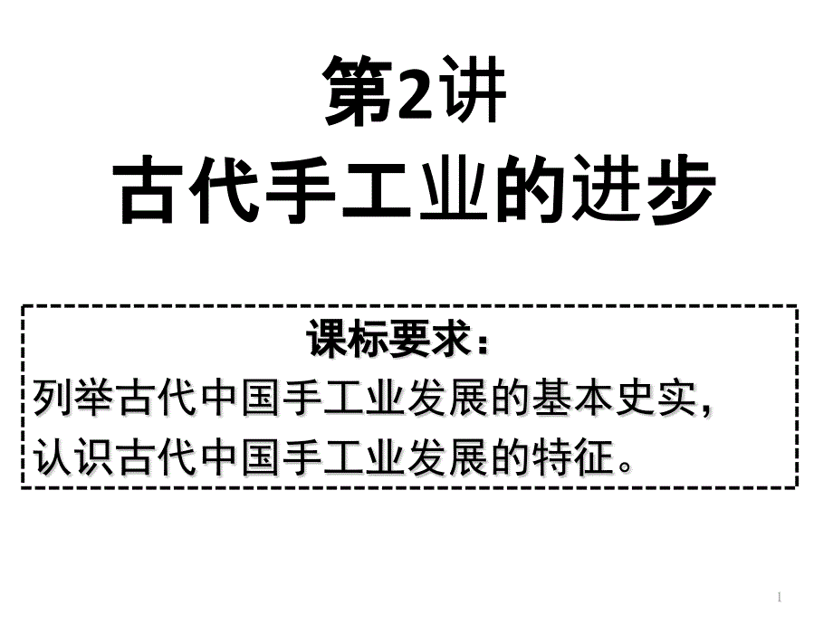 古代手工业的进步课件_第1页