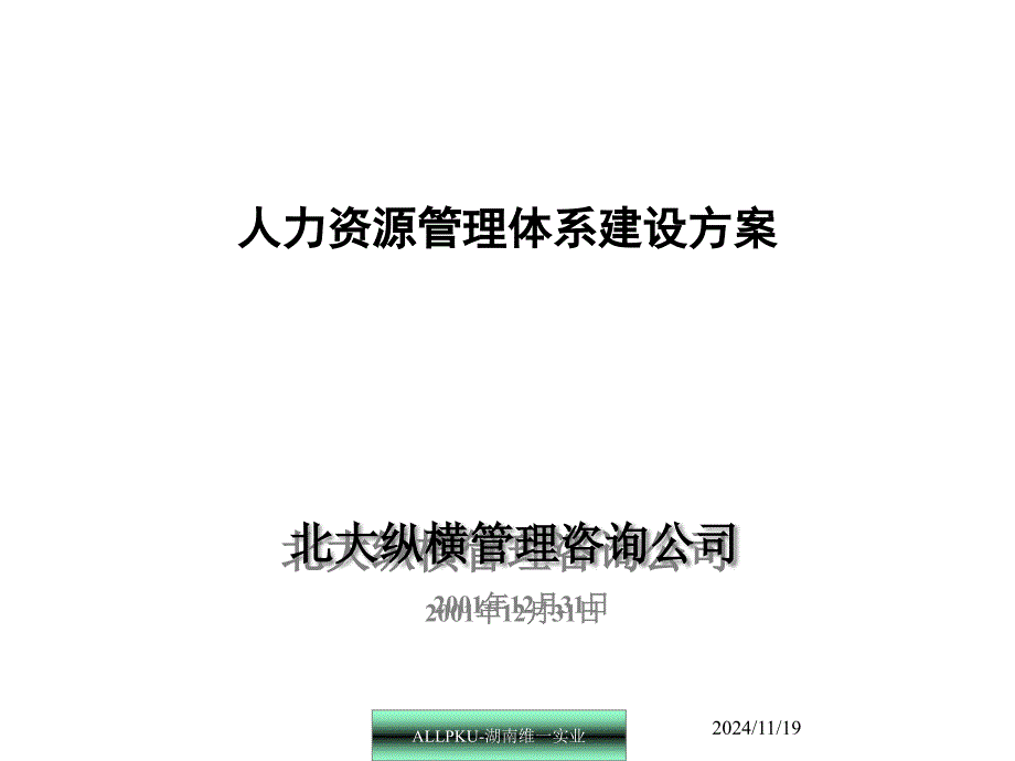 人力资源管理体系建设方案课件_第1页