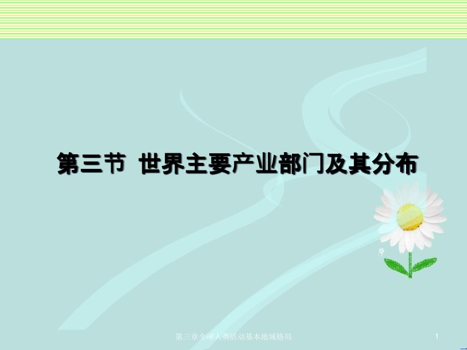 第三章全球人类活动基本地域格局课件_第1页