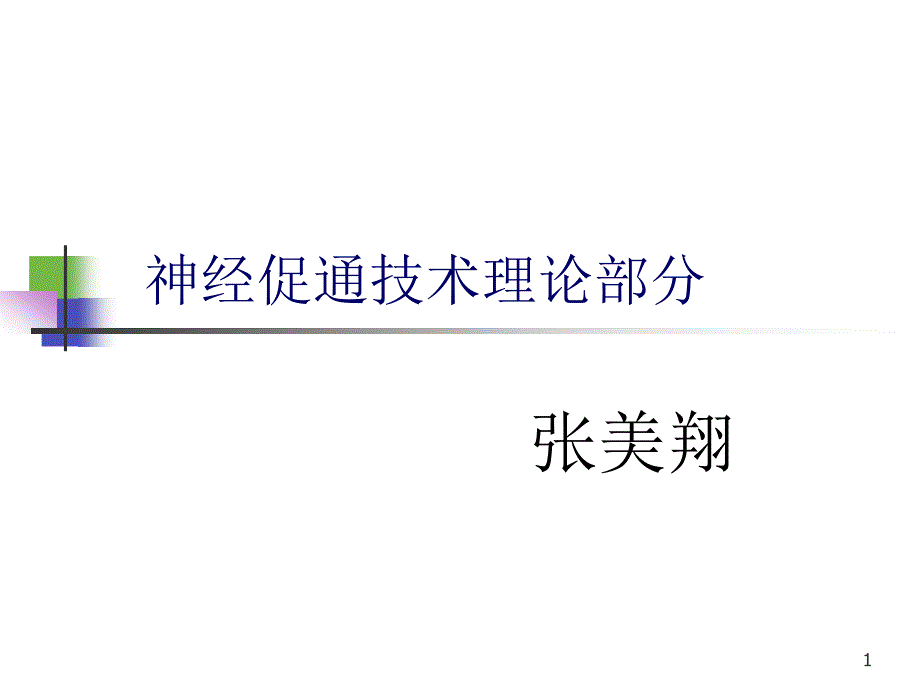 神经促通技术概述课件_第1页