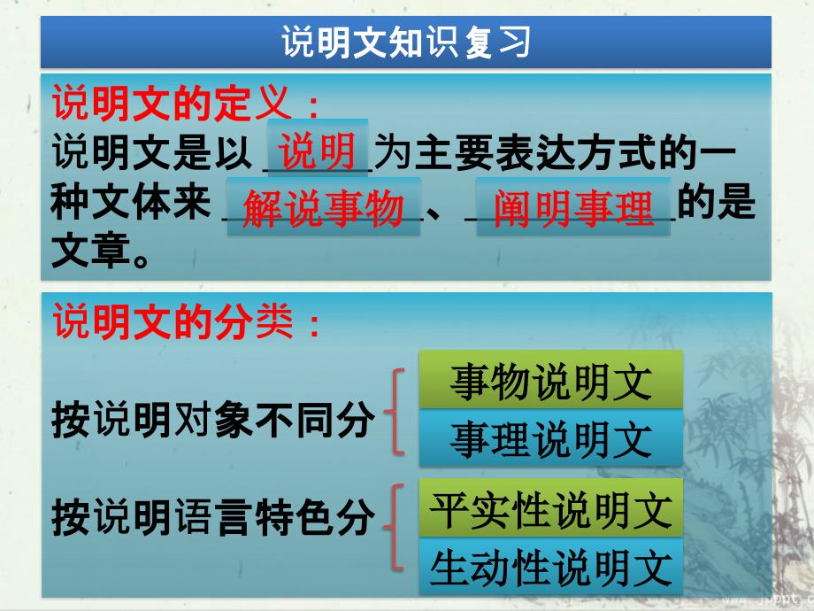 赏析说明文的语言特点(复习)课件_第1页