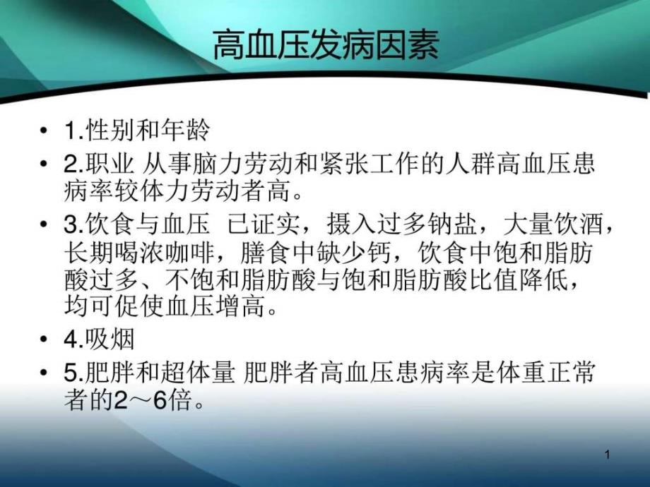 高血压患者自我管理课件_第1页