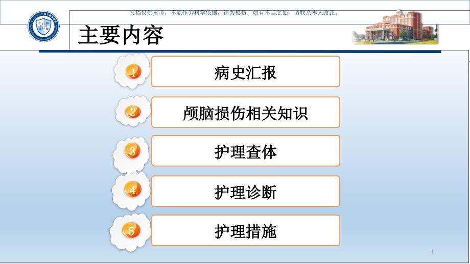 颅脑损伤护理查房ppt课件_第1页