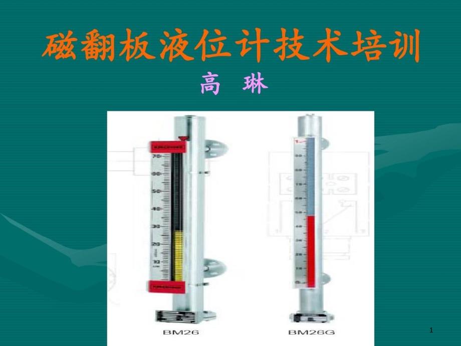 磁翻板液位计技术培训课件_第1页