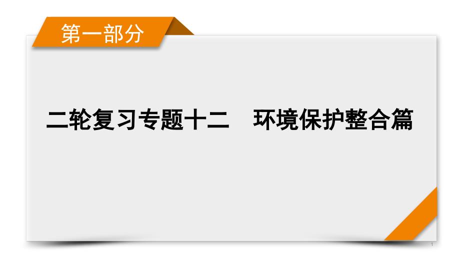 第1部分-专题12-1-环境保护整合篇-ppt课件-2021届高考地理二轮复习_第1页