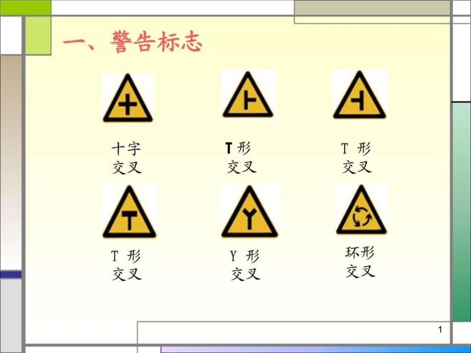 道路交通标志和标线课件_第1页