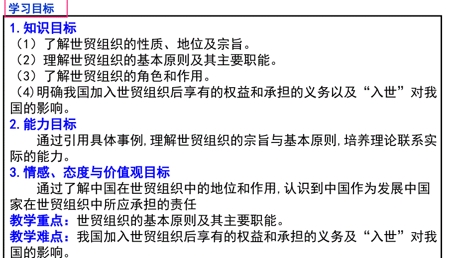 走进世界贸易组织课件_第1页