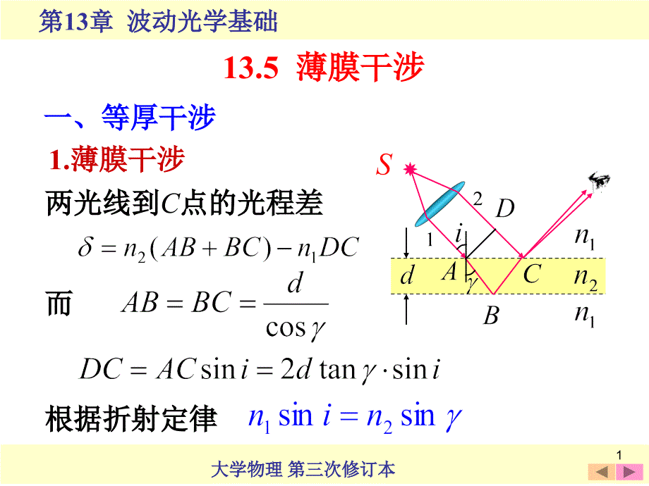 薄膜干涉讲解课件_第1页