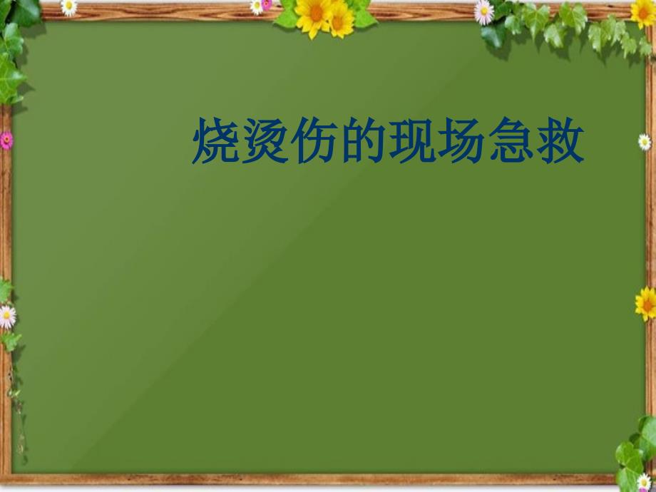 烧烫伤急救处理课件_第1页