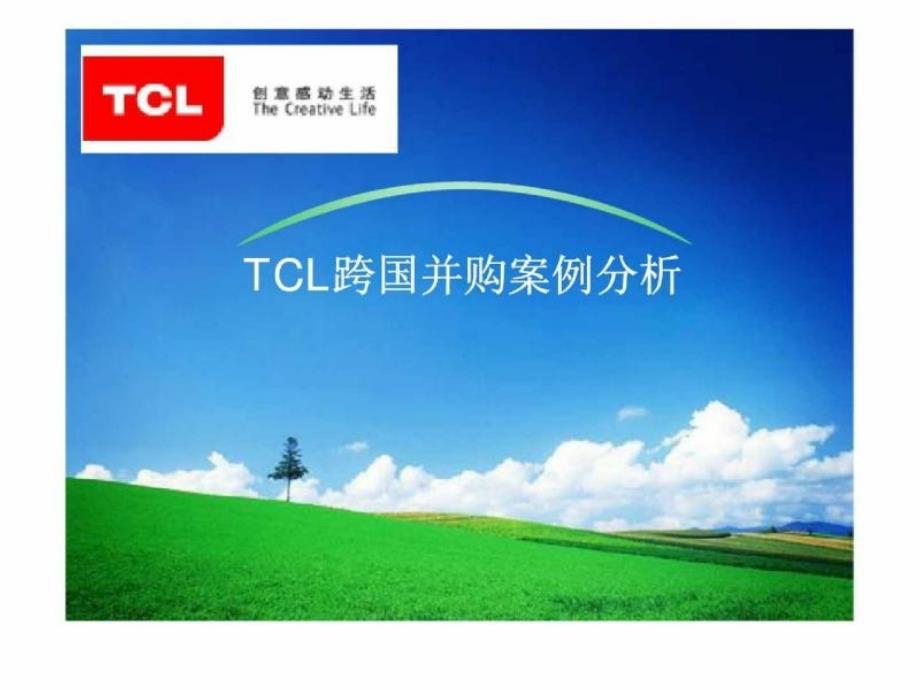 TCL跨国并购案例分析_第1页