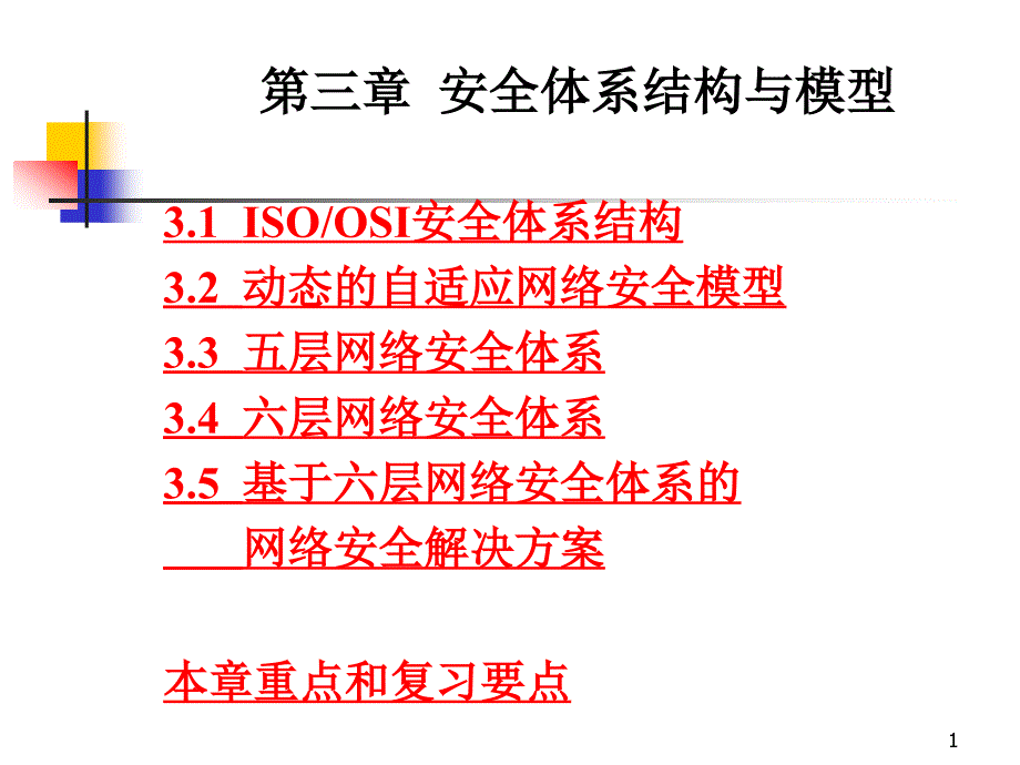 第三章安全体系结构与模型课件_第1页