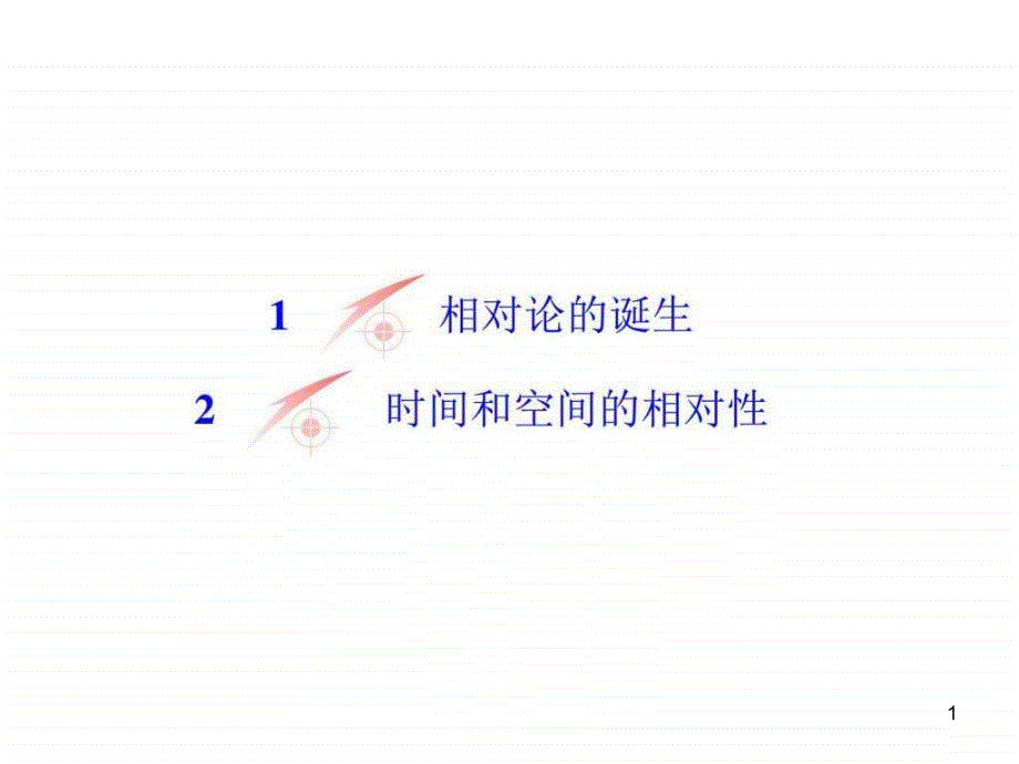 高中物理1512相对论的诞生时间和空间的相对性ppt课件_第1页