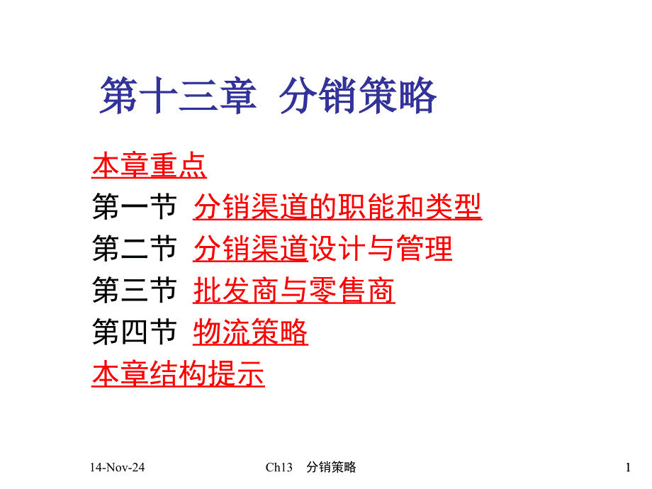 分销策略合集课件_第1页