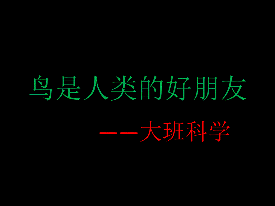 鸟好朋友是人类的课件_第1页