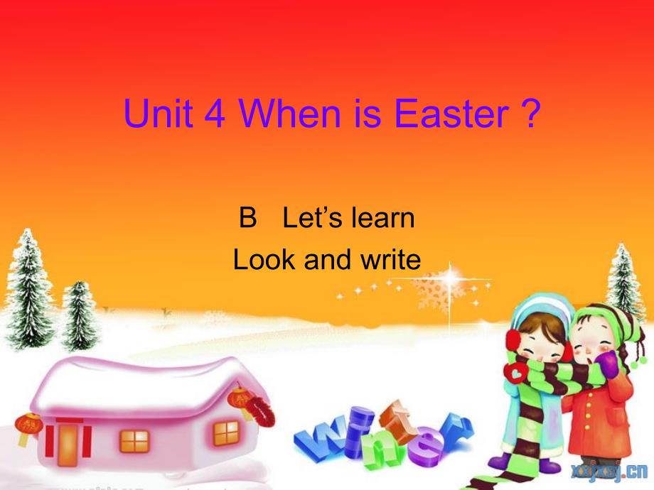 PEP五年级下Unit4-when-is-Easter-B-Let's-learn_第1页