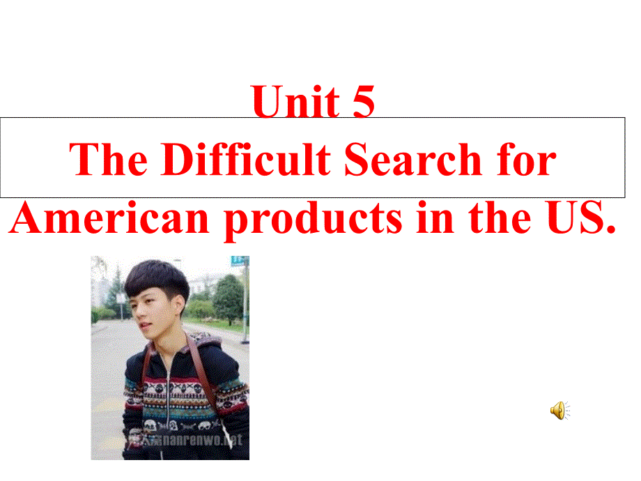 初中英语_The-Difficult-Search教学ppt课件设计_第1页