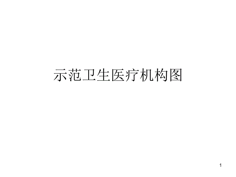 示范卫生医疗机构-课件_第1页