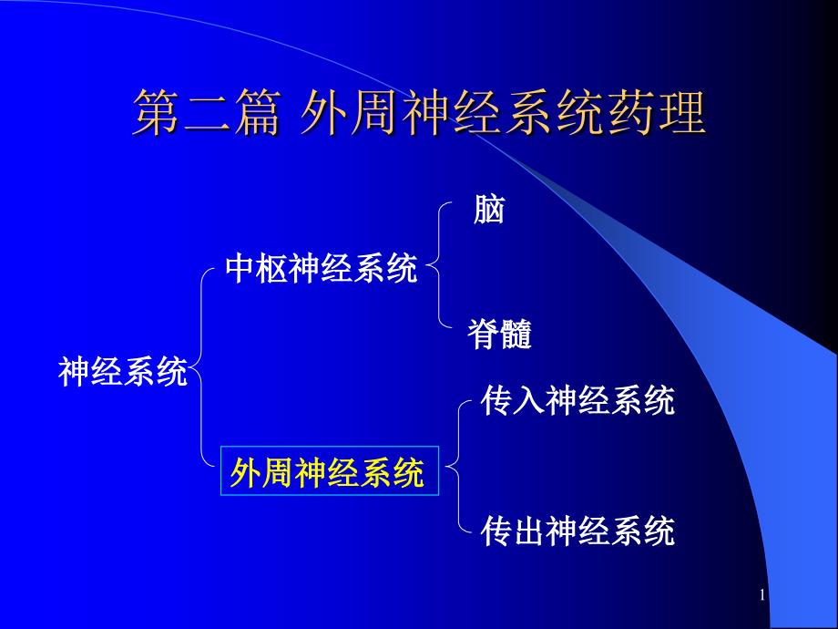 第四章-传出神经系统药理概论-课件_第1页