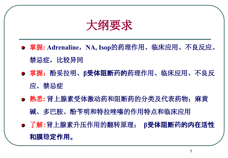 肾上腺素受体药物课件_第1页