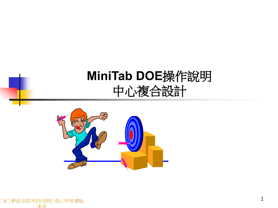 DOE培训系列---Mintab_DOE操作说明(中心复合设计1)_第1页