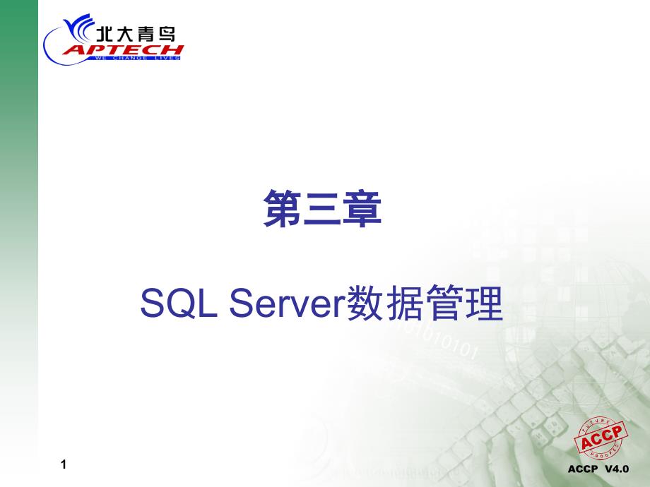 SQLServer数据管理分析_第1页