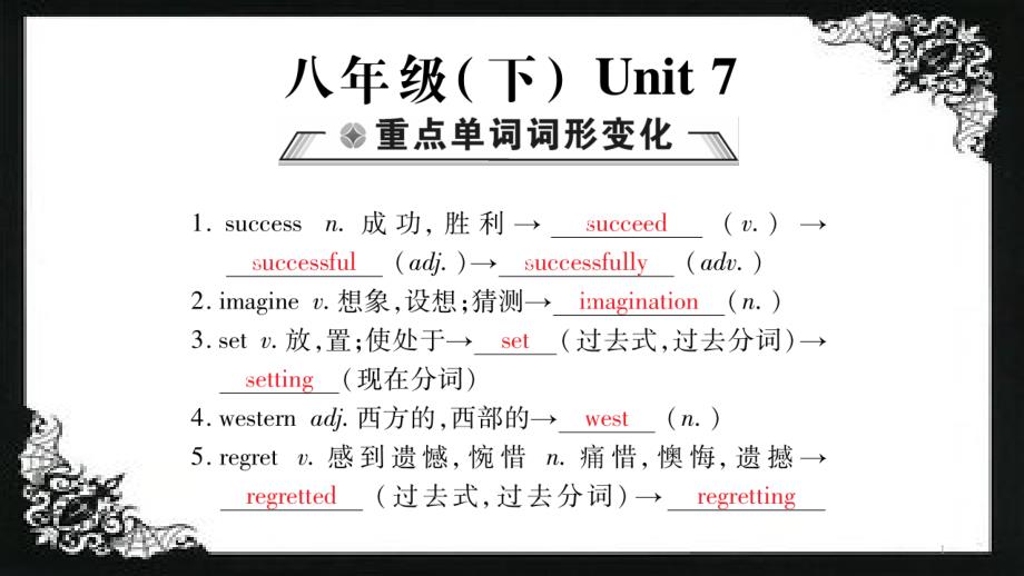 仁爱版中考八年级英语下册教材Unit7单元知识点梳理课件_第1页