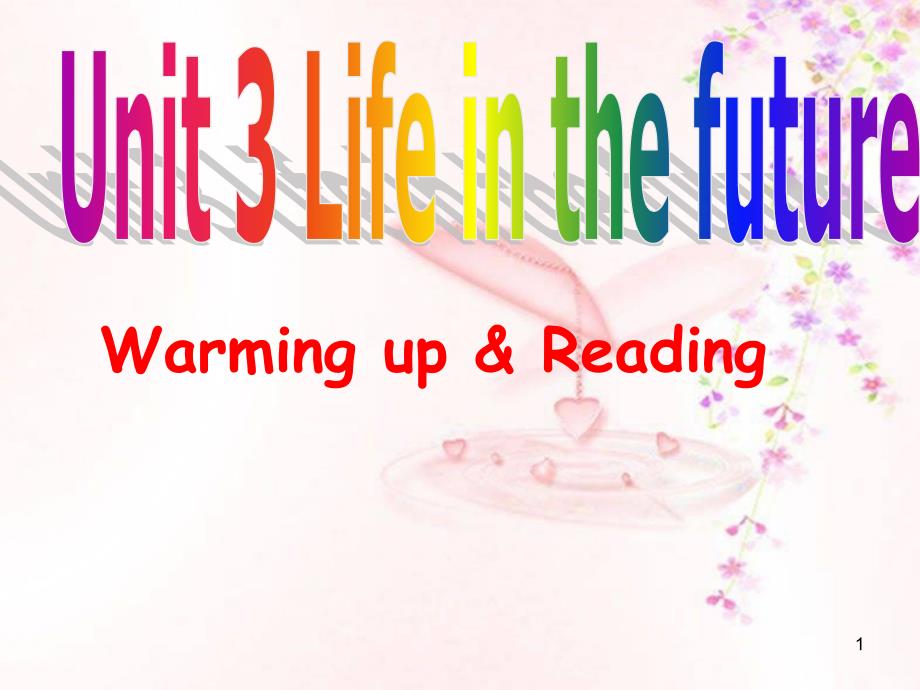 人教版高二英语Unit3LifeinthefutureReading公开课课件_第1页