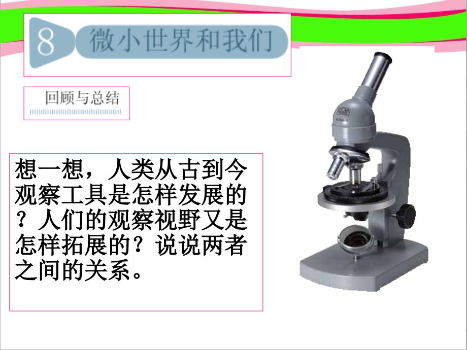 教科版科学六年级下册《微小世界和我们》大赛获奖精美ppt课件_第1页