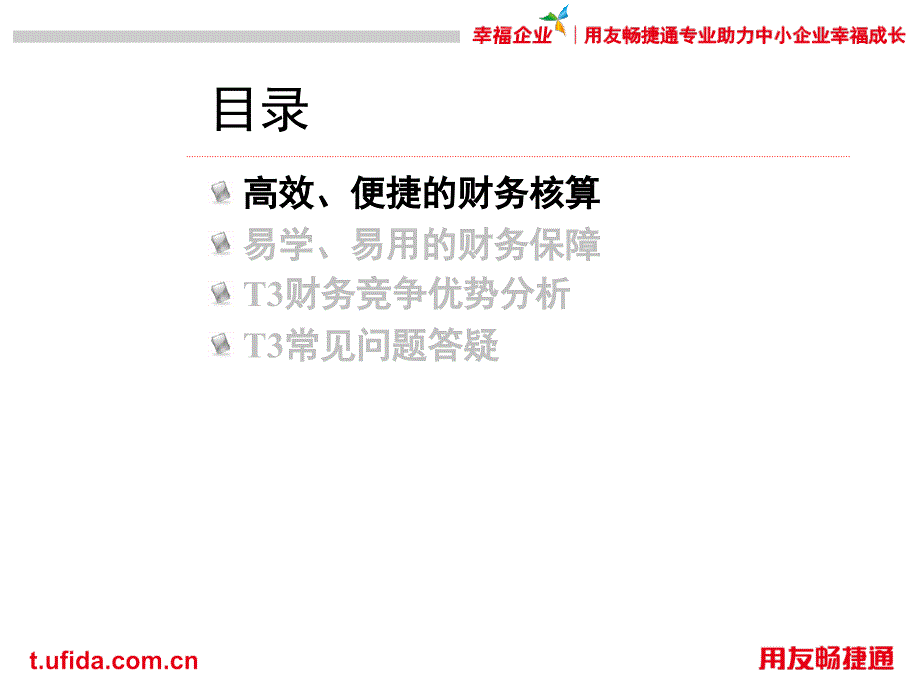 T财务价值亮点及竞争优势课件_第1页