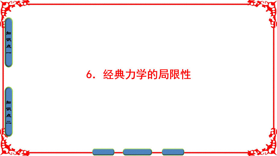 经典力学的局限性-ppt课件改编资料_第1页