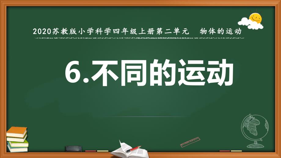 2020【新苏教版】四年级科学上册第6课《不同的运动》ppt课件_第1页